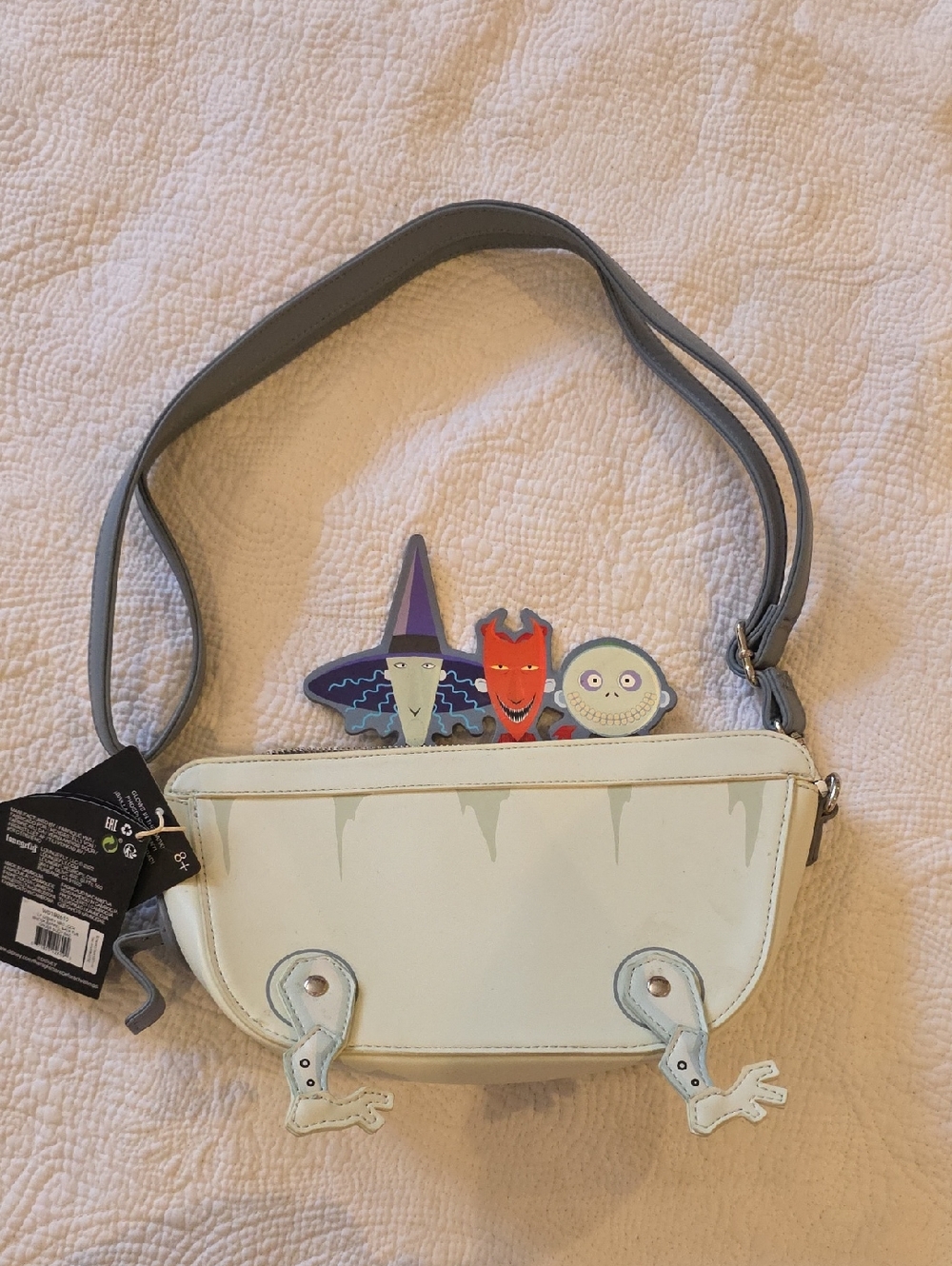 Disney Loungefly NBC Lock, Shock, Barrel Crossbody Bag